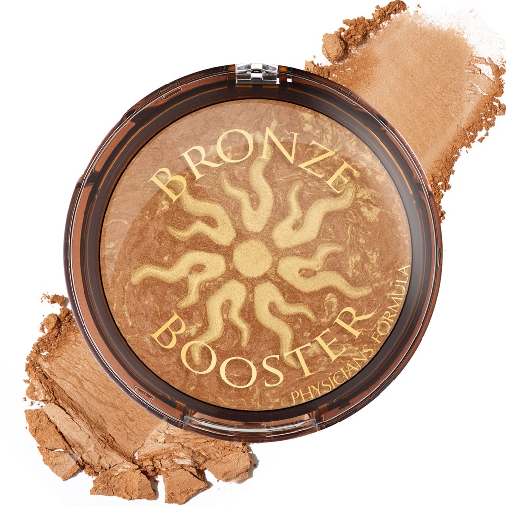 Physicians Formula Bronze Booster - Glow Activator Vitamin Infused Technology with a Luminous Finish, Mood Baked Tan Enhancer, Light Coverage, Cruelty-Free & Hypoallergenic - Light-to-Medium